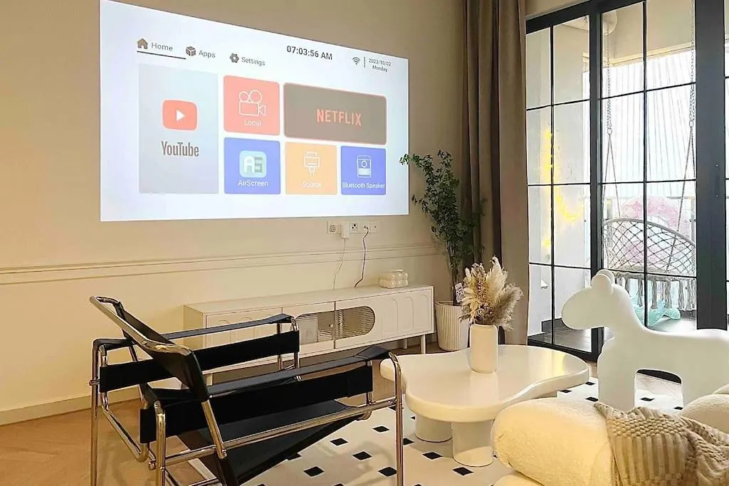 Dooga Insta-Grammable L47 Seaview Projector 4-7Pax Apartamento Johor Bahru